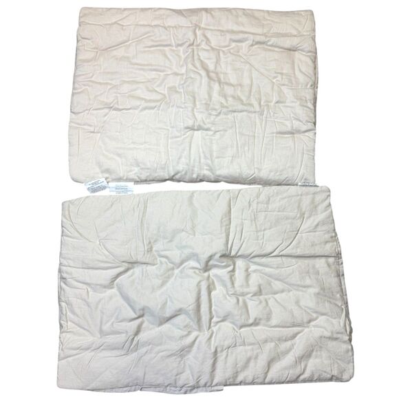 Pottery Barn Dream Brushed Cotton Comforter Standard Sham Set in Flax NWOT - Picture 1 of 9